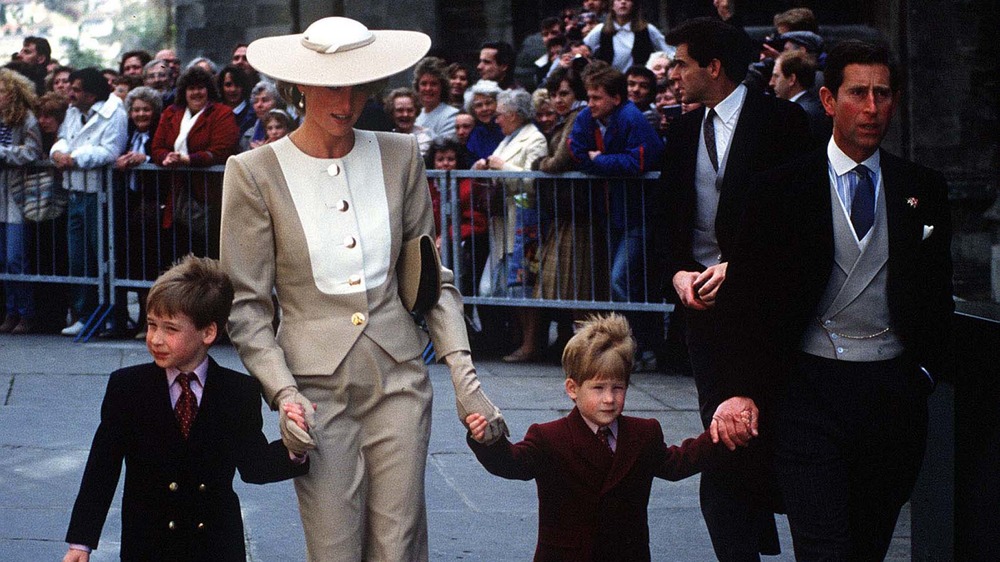 Princess Diana, Prince Charles and William and Harry