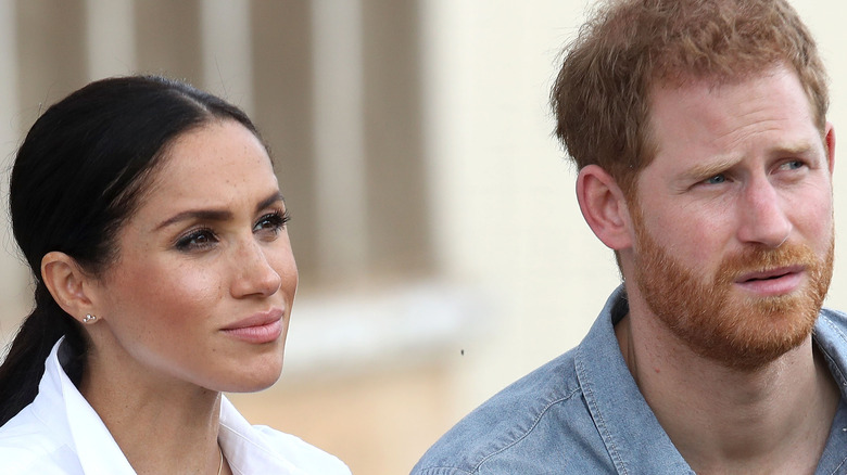 Prince Harry and Meghan Markle at a royal event