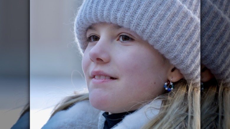 Closeup of a young Princess Estelle