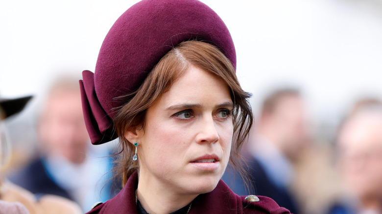 Princess Eugenie photographed at the Cheltenham Festival on March 12, 2025
