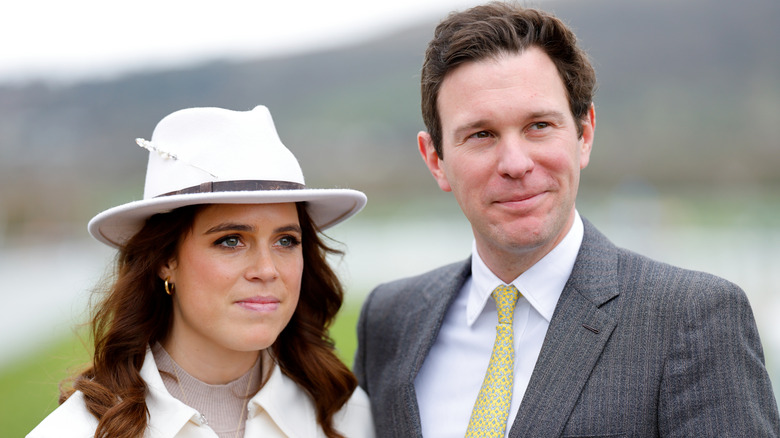 Princess Eugenie and Jack Brooksbank smiling