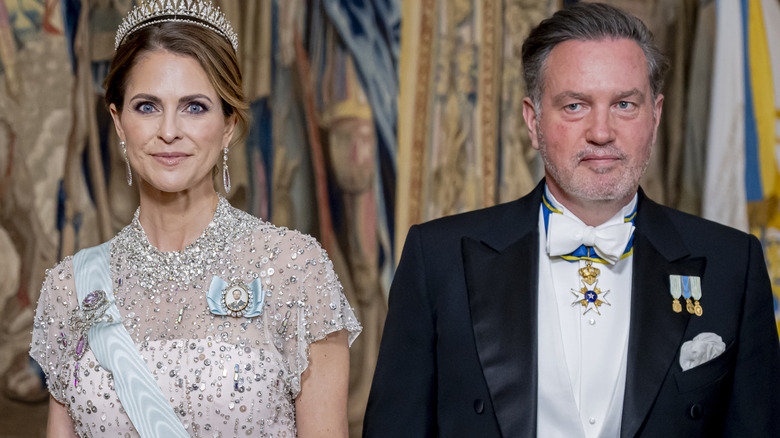 Princess Madeleine and Christopher O'Neill at the palace in 2026