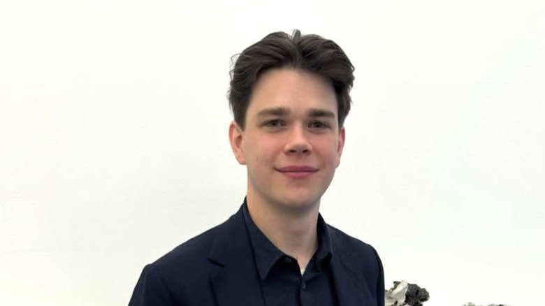 Samuel Chatto at an artistic exhibition in Oslo, Norway