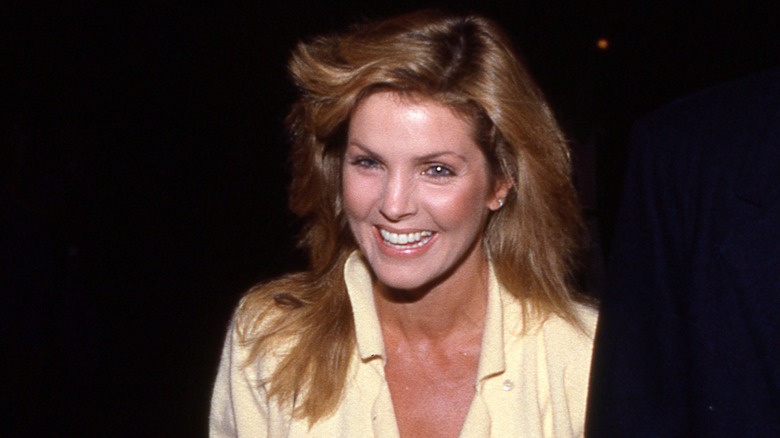 Priscilla Presley photographed by paparazzi in the 1980s