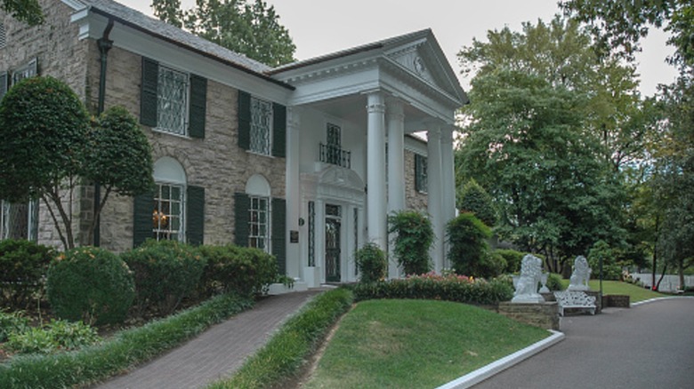 Elvis Presley's Graceland mansion in Memphis, Tennessee