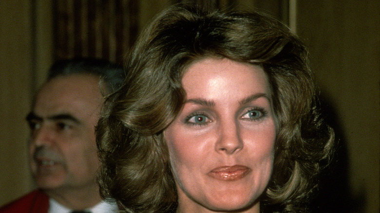 Priscilla Presley smiling at an event