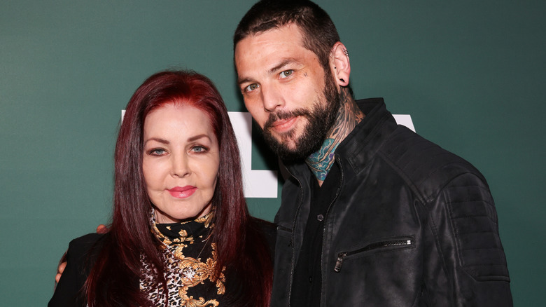 Priscilla Presley and her son, Navarone Garibaldi Garcia
