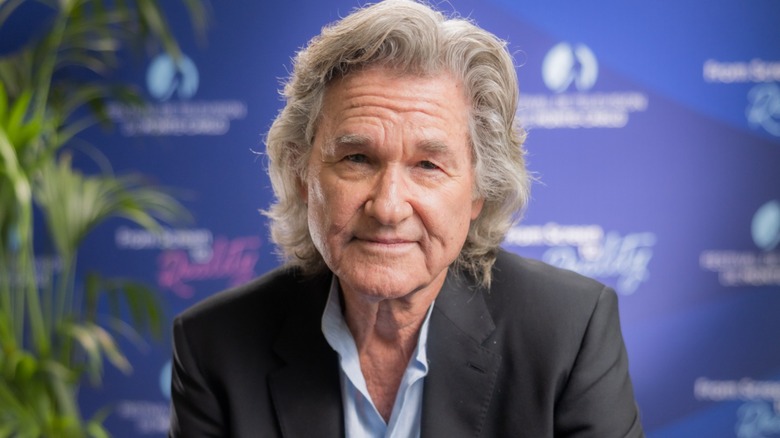 Kurt Russell posing at the 65th Monte-Carlo Television Festival