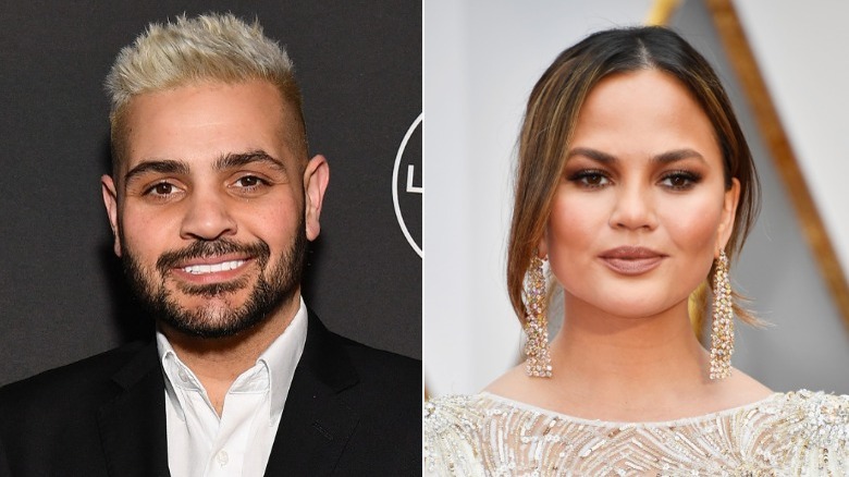 Project Runway star Michael Costello and Chrissy Teigen