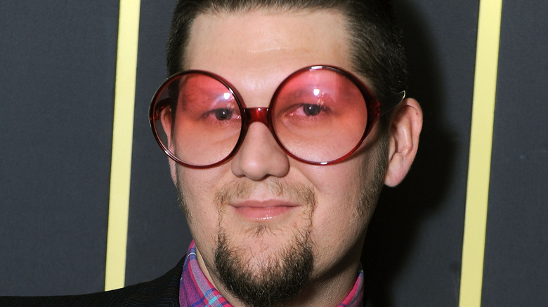 Jay McCarroll wearing sunglasses