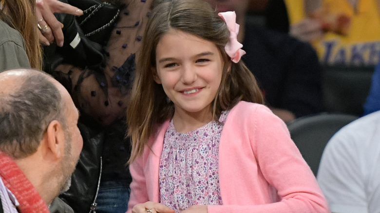 Suri Cruise smiling