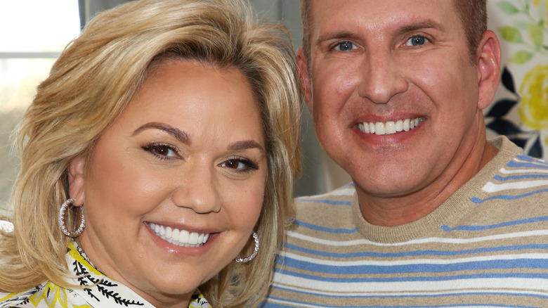 Todd and Julie Chrisley smiling
