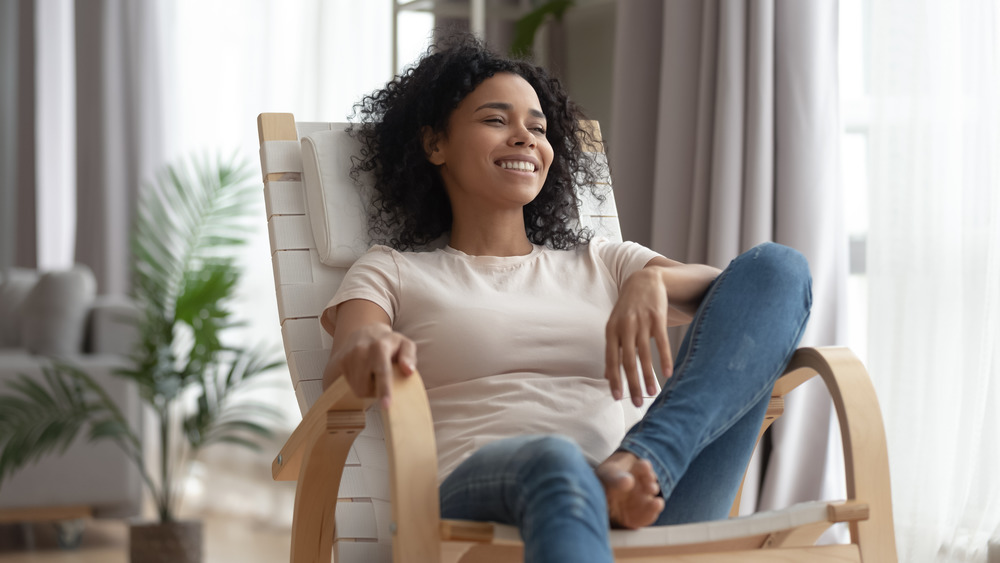 Woman relaxing