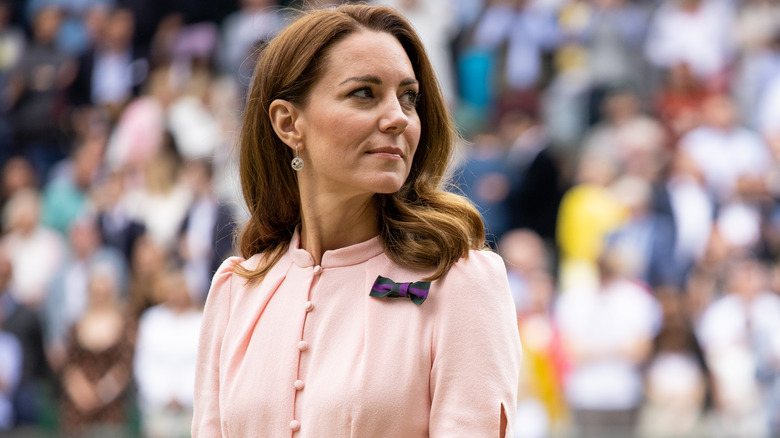 Princess Catherine wearing pink