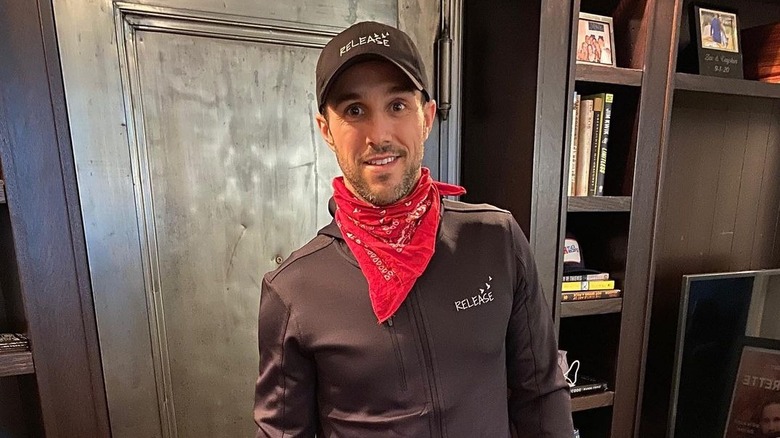 Zac Clark posing in Release Recovery apparel