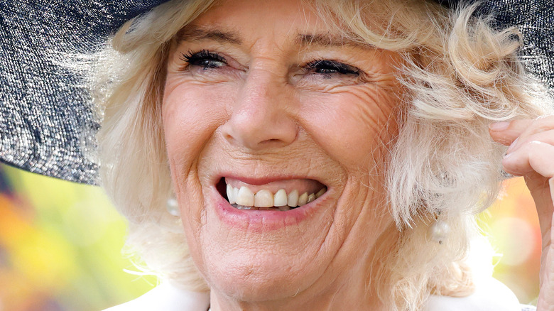 Camilla Parker Bowles smiling 