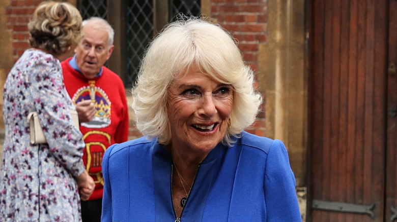 Queen Camilla Sheds Royal Etiquette While Greeting Famous Friends