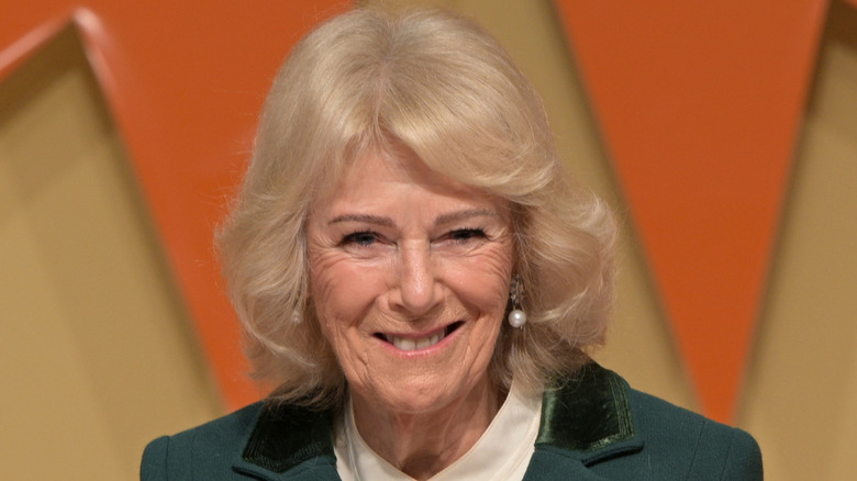 Queen Camillla smiling
