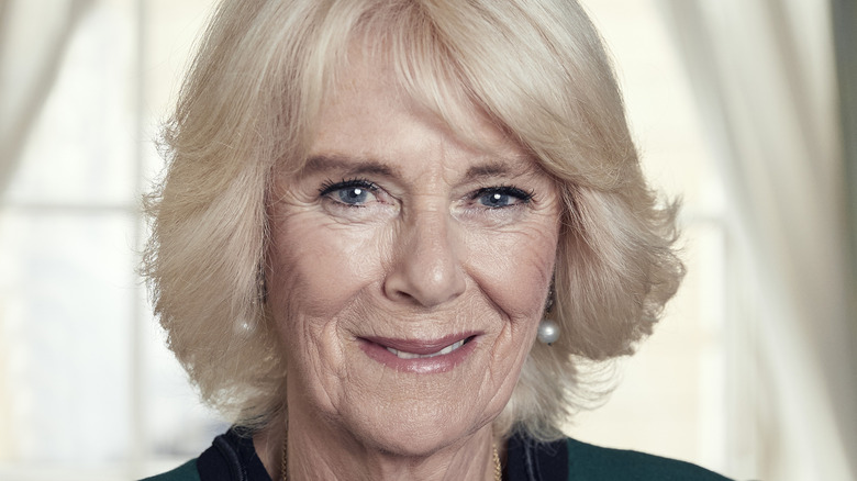Camilla Parker Bowles posing for photo
