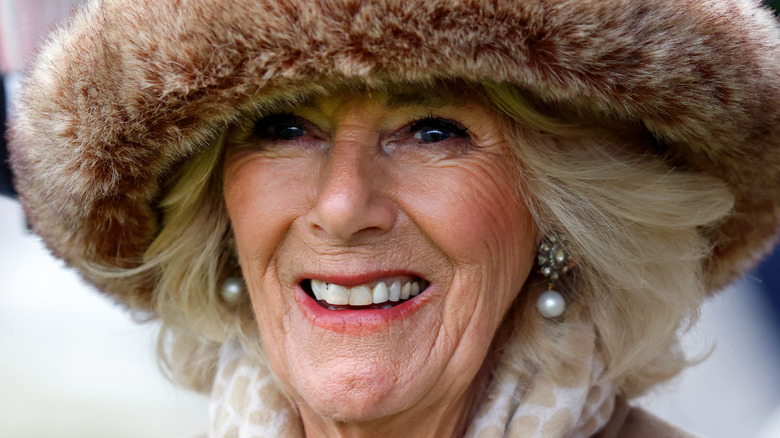 Queen Consort Camilla smiling