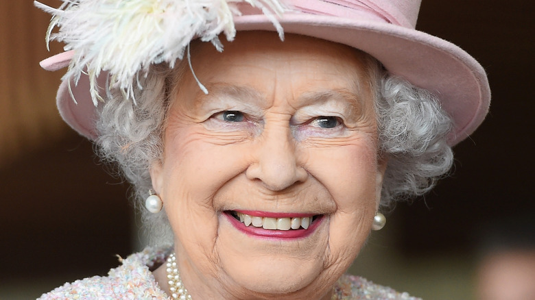 Queen Elizabeth smiling