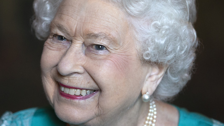 Queen Elizabeth smiling 