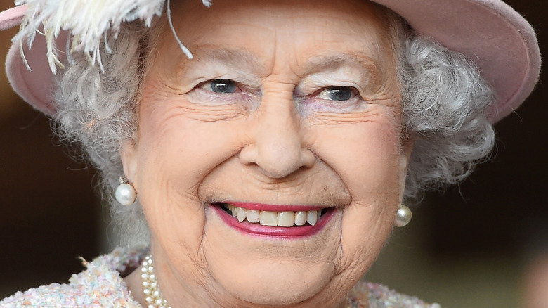 Queen Elizabeth smiling 