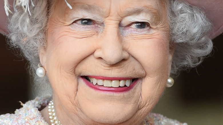 Queen Elizabeth smiling 