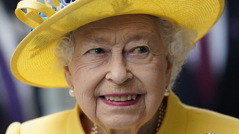 Queen Elizabeth smiling