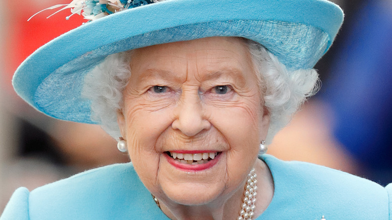 Queen Elizabeth attending an event