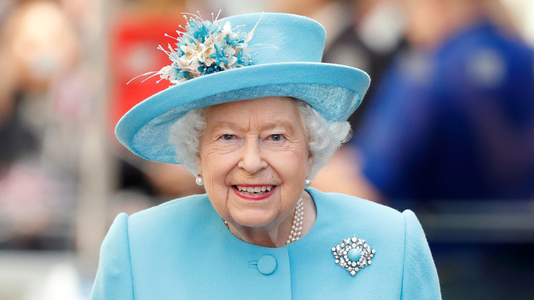 Queen Elizabeth attending an event