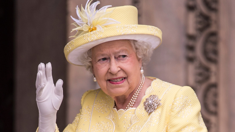 Queen Elizabeth attending an event