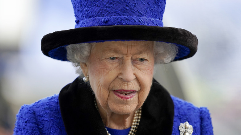 Queen Elizabeth attending an event