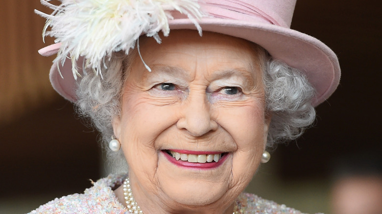 Queen Elizabeth smiling