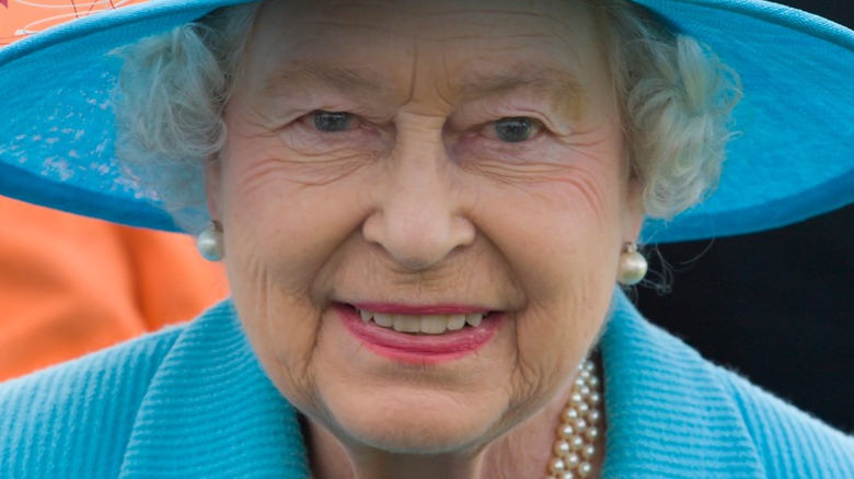 Queen Elizabeth II smiling 