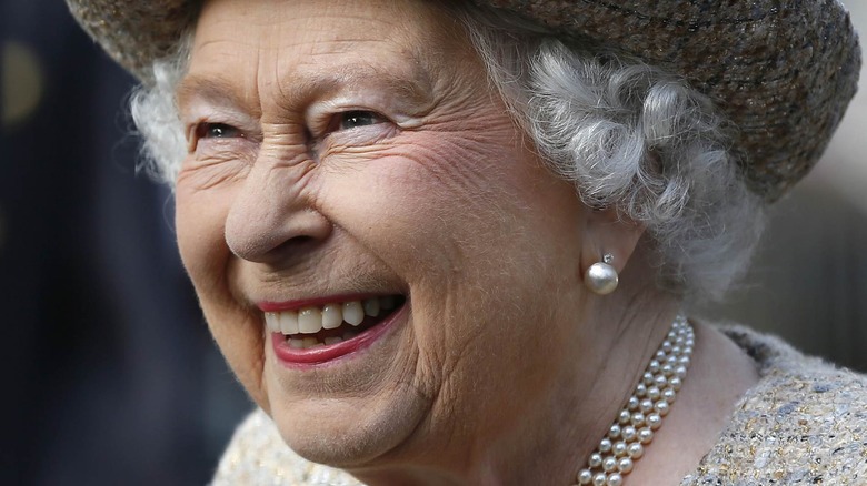 Queen Elizabeth Smiling