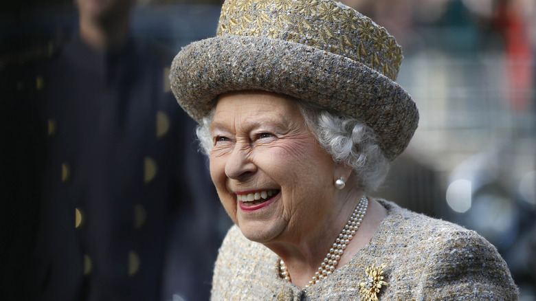 Queen Elizabeth Smiling