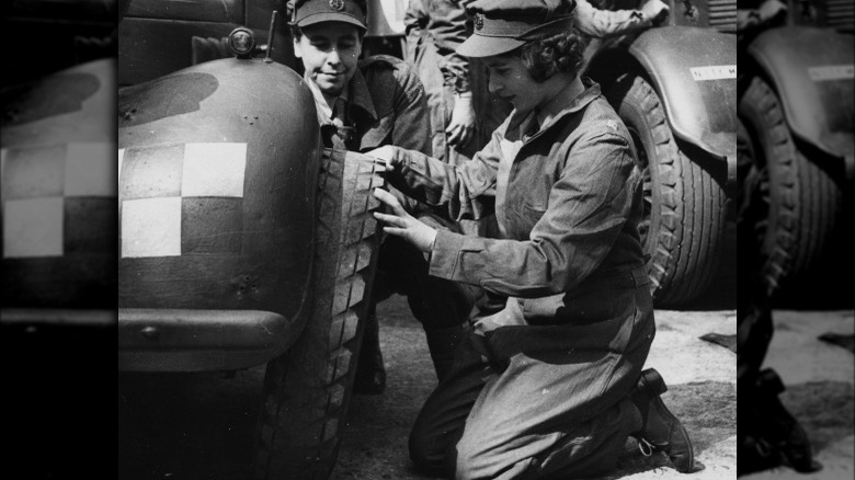 Princess Elizabeth during World War II