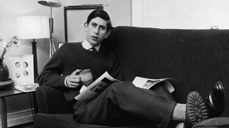 Prince Charles as an awkward teen