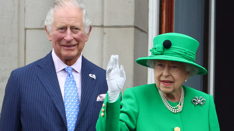 The future king with the then-queen