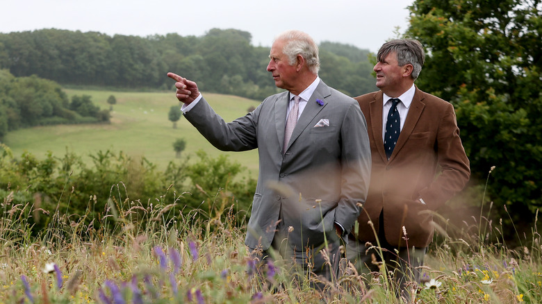 Simon Armitage with King Charles III