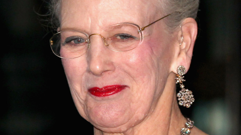 Queen Margrethe of Denmark smiling