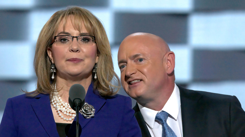 Gabrielle Giffords and Mark Kelly in 2016.