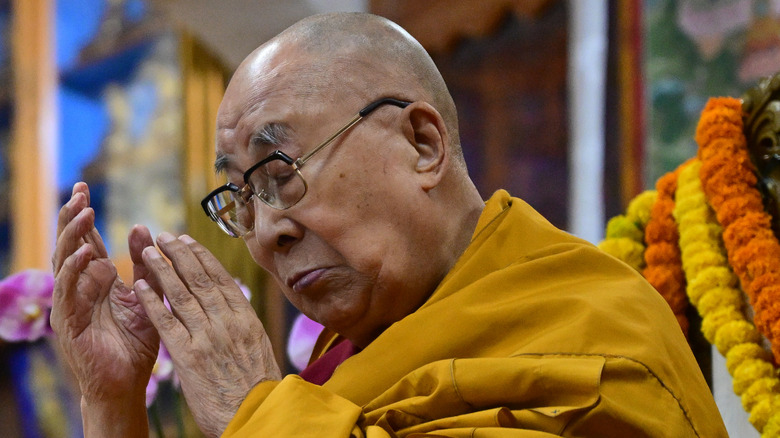 The 14th Dalai Lama photographed during the 86th anniversary of enthronement of His Holiness on February 23, 2026