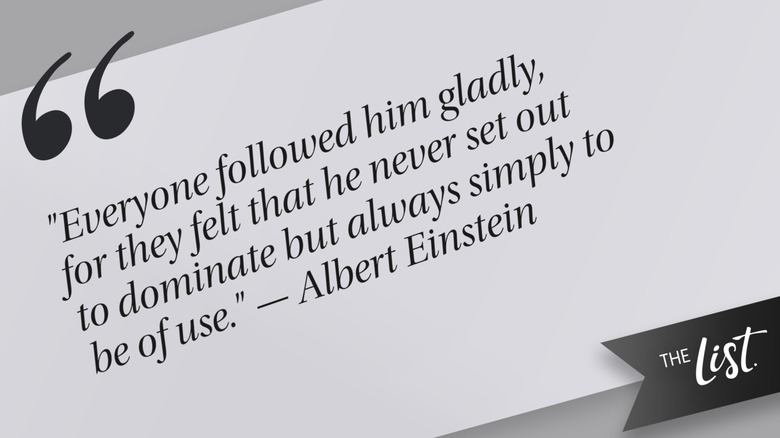 An image graphic of text reading a quote from Albert Einstein