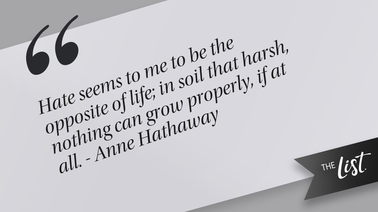 Quote of the Day graphic Anne Hathaway quote