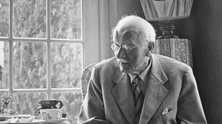 A photograph of Carl Gustav Jung