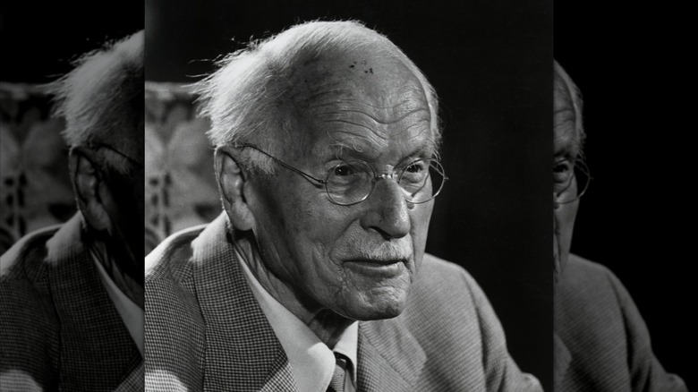 A portrait of Carl Jung in his old age
