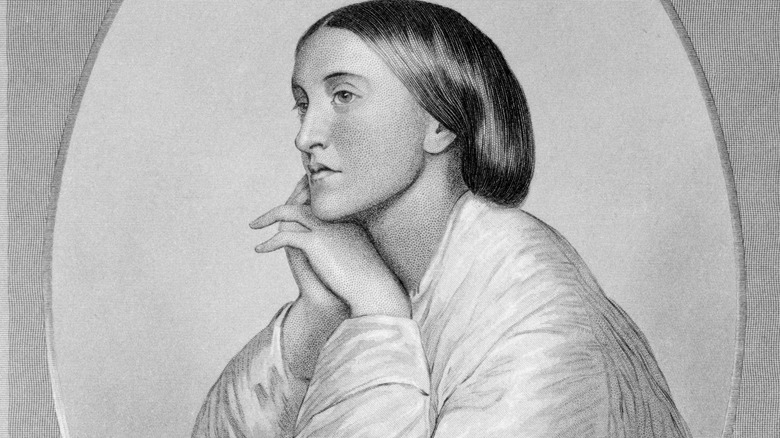 Drawing of Christina Rossetti