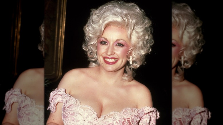 Dolly Parton smiling